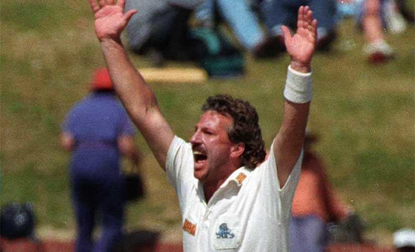 Ian Botham of England had mastered the art of sledging as well as Australia’s Merv Hughes. Reuters