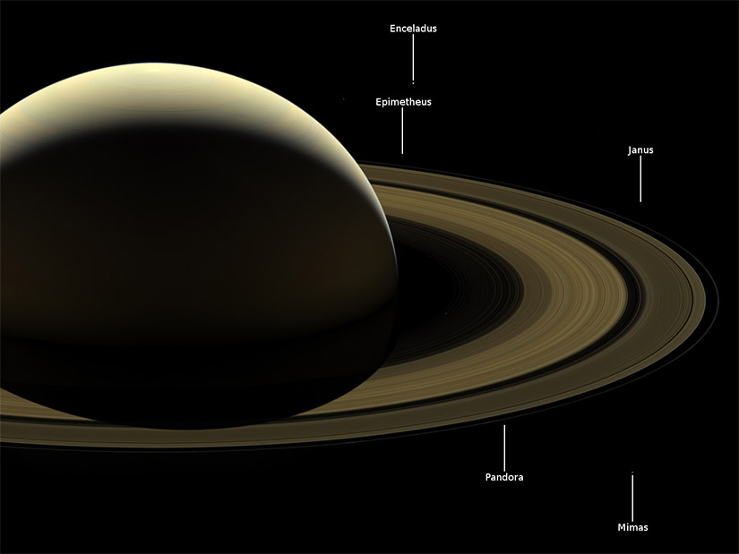 NASA releases "A Farewell to Saturn", the last mosaic image of the gas giant captured by Cassini NASA releases "A Farewell to Saturn", the last mosaic image of the gas giant captured by Cassini