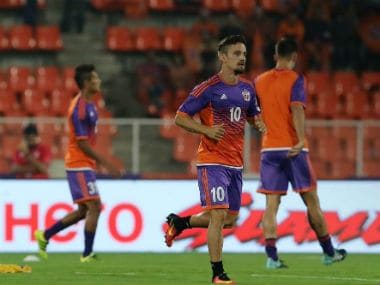 FC Pune City captain Marcelinho will look to inspire his team against his former employers. Twitter/ISL