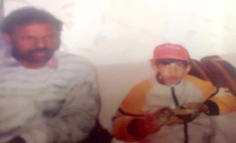 Sanjay Bhardwaj (L) with a very young Gautam Gambhir. Facebook/ Sanjay Bhardwaj