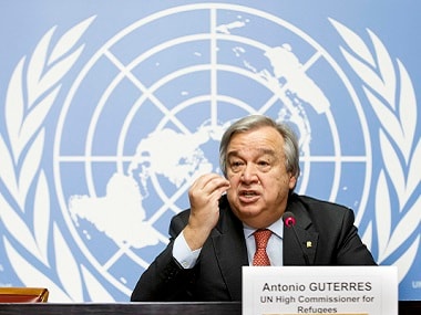 File image of Refugees Antonio Guterres. AP