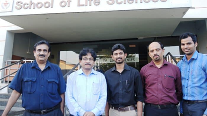 Bola Sadashiva Satish Rao, Krishna Kishore Mahato, Bharath Rathnakar, Vijendra Prabhu, Subhash Chandra (L to R) . India Science Wire