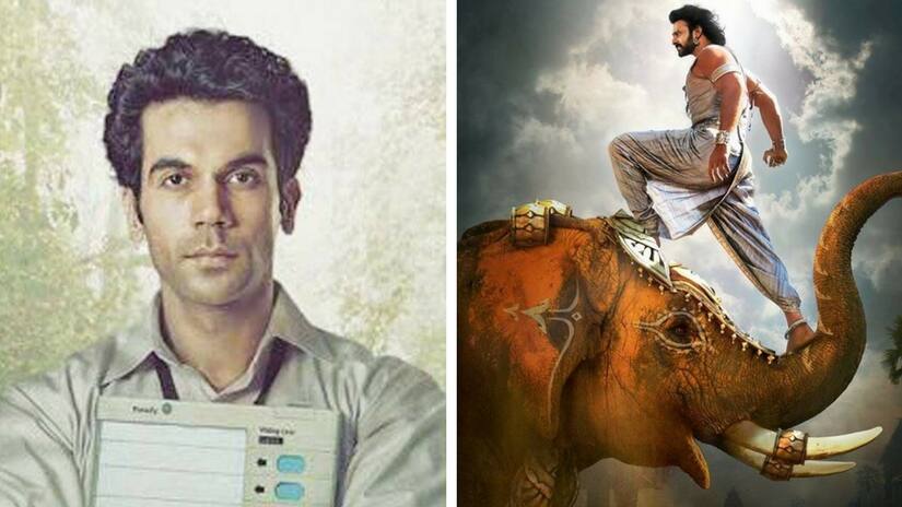 Newton (left); Baahubali 2: The Conclusion (right). Image courtesy: Facebook