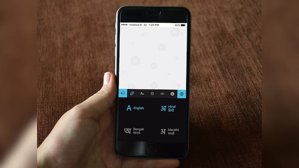 Swalekh Flip by Reverie is designed around the Indic typing experience, and allows you to communicate in 22 Indian languages