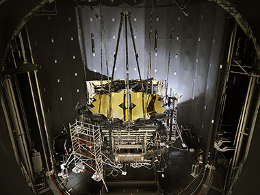 NASA finishes 100 day cryogenic vacuum test of the James Webb Space Telescope NASA finishes 100 day cryogenic vacuum test of the James Webb Space Telescope