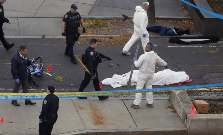 Manhattan attack: 8 killed in New York as truck plows into pedestrians; suspect identified as Sayfullo Saipov
