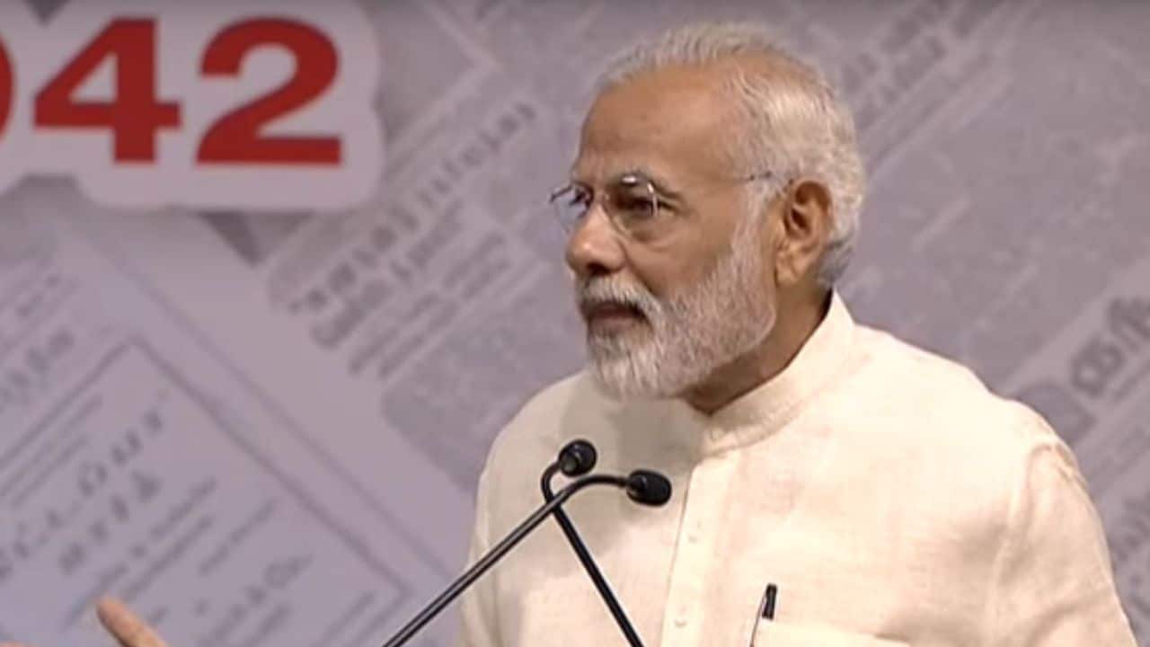 At Dina Thanthi event in Chennai, Narendra Modi tells media 'freedom to