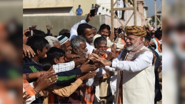 Gujarat Assembly Election: Narendra Modi addresses 4 rallies in poll-bound state, continues attack on Congress, avoids GST