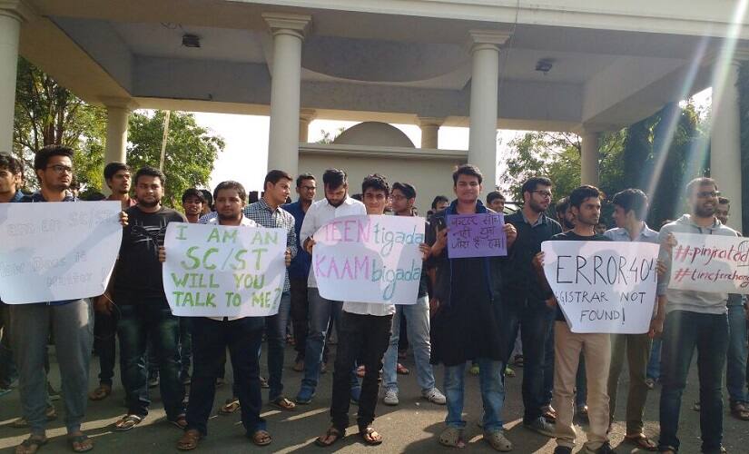 The NLIU administration, meanwhile, denied all the allegations the students have made against the director. Image procured by author.