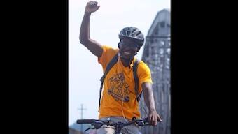 Cycling for change: Peter Ngugi's one-man quest to protest racism against Africans in India