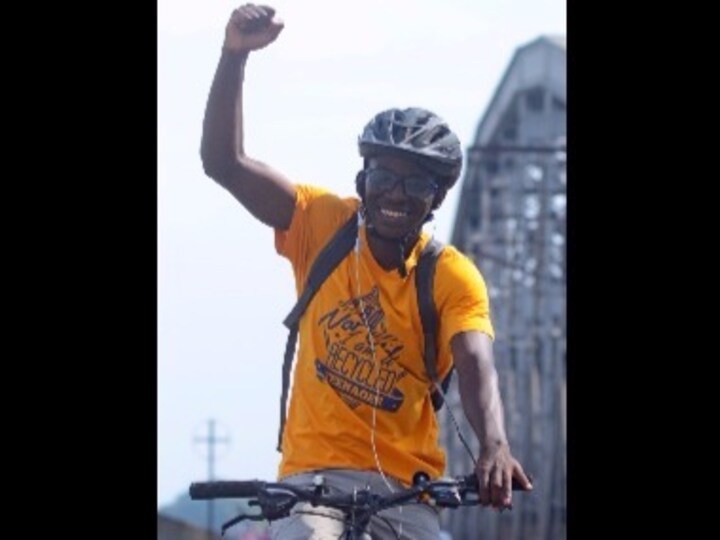 Cycling for change: Peter Ngugi's one-man quest to protest racism against Africans in India