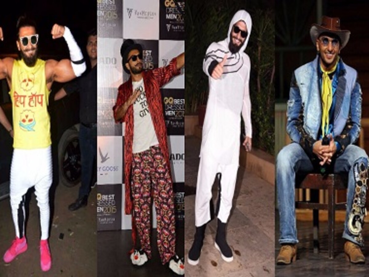 Ranveer Singh's sartorial style can only be described as different