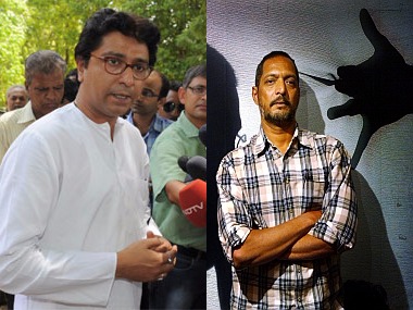 Raj Thackeray slams Nana Patekar over hawkers issue, says actor shouldn't talk of subjects he knows nothing about Raj Thackeray slams Nana Patekar over hawkers issue, says actor shouldn't talk of subjects he knows nothing about
