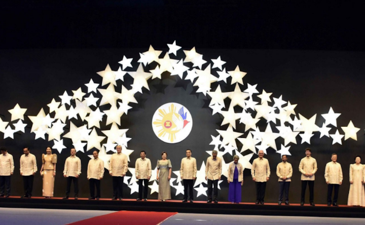 Narendra Modi meets Donald Trump, Dmitry Medvedev at ASEAN Summit gala dinner Narendra Modi meets Donald Trump, Dmitry Medvedev at ASEAN Summit gala dinner