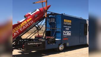 Self-taught rocket scientist 'Mad' Mike Hughes to launch over a ghost town in his custom built rocket