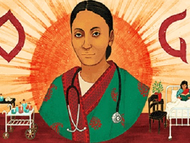 Google Doodle marks 153rd birthday of Rukhmabai Raut, India's first female practising doctor Google Doodle marks 153rd birthday of Rukhmabai Raut, India's first female practising doctor