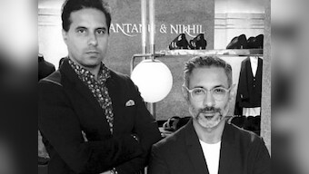 Shantanu & Nikhil say they find creative inspiration for their designs in 'India's cultural landscape'