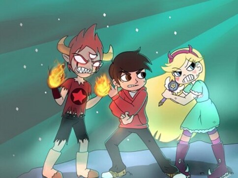 Disney Presents First Maleprincess In Animated Show Star Vs The Forces