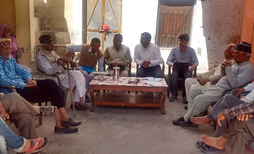 Interaction with Aanganwadi workers at Bengankhowa bagan bagicha