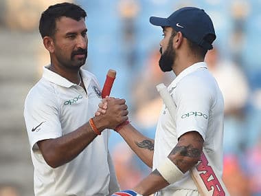 Cheteshwar Pujara and Virat Kohli, both have enjoyed successful 2017. There will be high expectations on both to deliver in 2018 with India touring South Africa, England and Australia. AFP