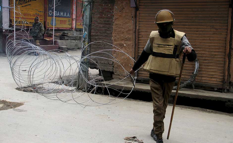 Restrictions were put by authorities under Section 144 of CRPC across South Kashmir, especially in Srinagar and Anantnag after the Joint Resistance Leadership (JRL),a united front of separatist leadership in the Valley, issued fresh calls for protest and shutdown. Firstpost/Sameer Mushtaq Restrictions were put by authorities under Section 144 of CRPC across South Kashmir, especially in Srinagar and Anantnag after the Joint Resistance Leadership (JRL),a united front of separatist leadership in the Valley, issued fresh calls for protest and shutdown. Firstpost/Sameer Mushtaq
