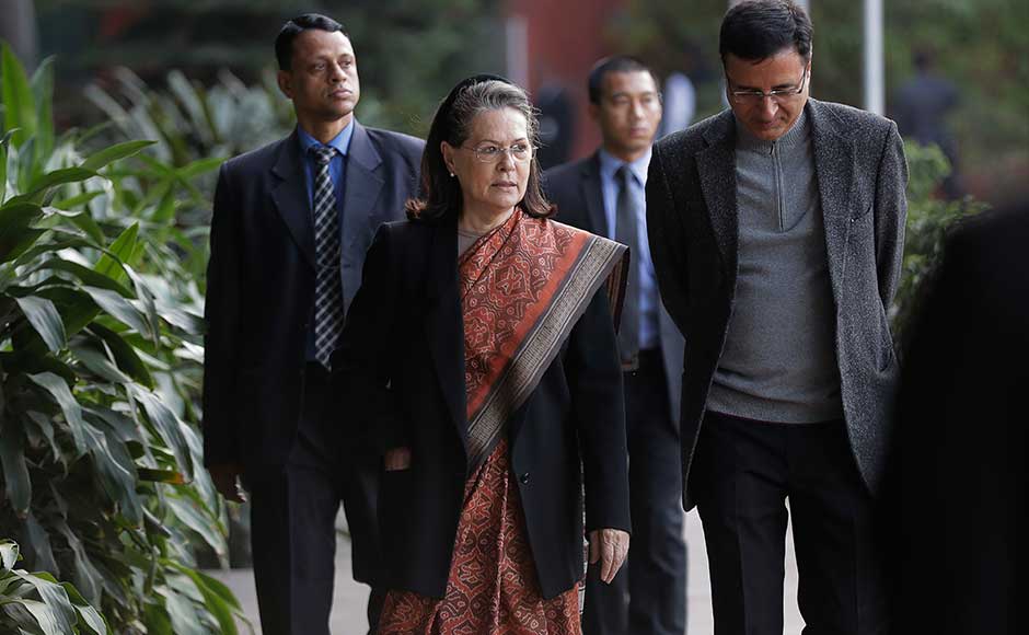 His mother and predecessor Sonia Gandhi was also present at the meeting, which took place in New Delhi. Sonia arrived a little before Rahul for the meeting and was accorded a warm reception by the committee members. AP His mother and predecessor Sonia Gandhi was also present at the meeting, which took place in New Delhi. Sonia arrived a little before Rahul for the meeting and was accorded a warm reception by the committee members. AP