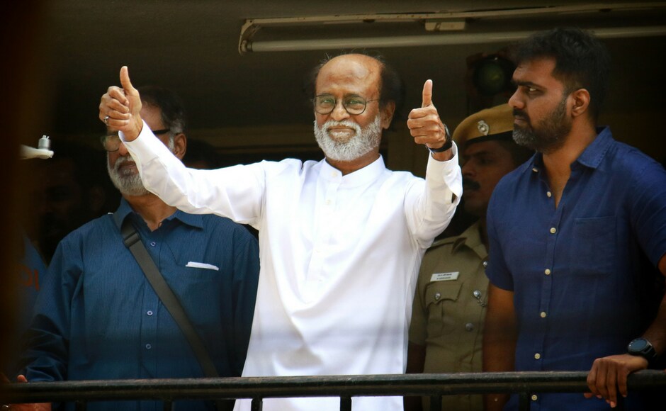 Entering politics is not for name or fame, he said and wondered if he would hanker for power now at the age of 68, when he did not have it at the age of 45 when he voiced his first political message against late Chief Minister J Jayalalithaa. In 1996, the actor had voiced his opposition to her. AP Entering politics is not for name or fame, he said and wondered if he would hanker for power now at the age of 68, when he did not have it at the age of 45 when he voiced his first political message against late Chief Minister J Jayalalithaa. In 1996, the actor had voiced his opposition to her. AP