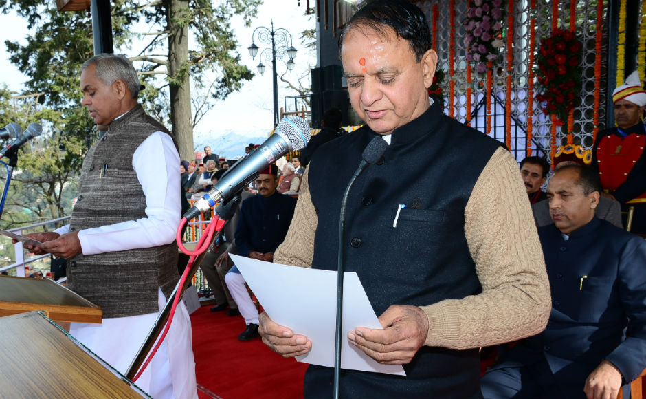 Jai Ram Thakur Takes Oath As Himachal Pradesh Chief Minister; Narendra ...