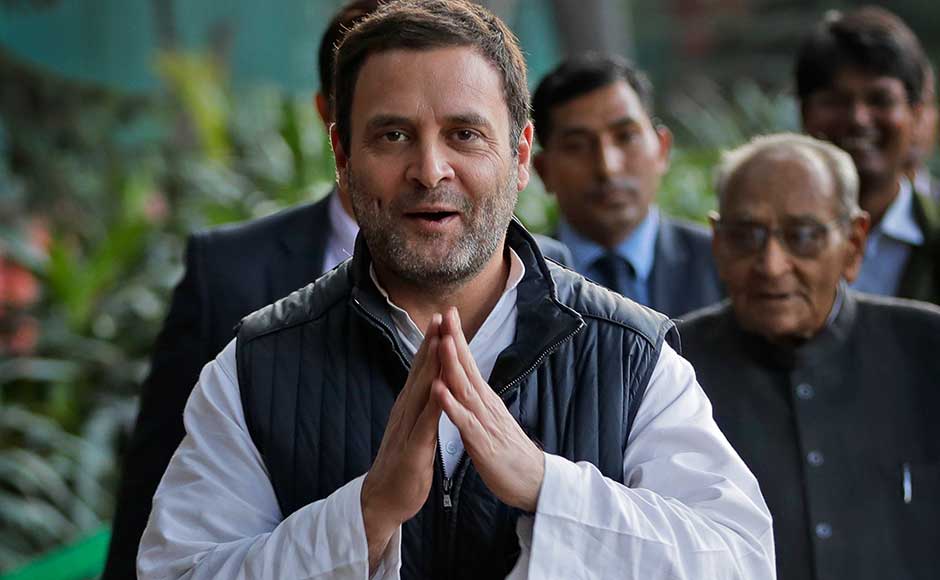 After the meeting, Rahul hit out at the BJP, saying the party's foundation was based on lies. After the meeting, Rahul hit out at the BJP, saying the party's foundation was based on lies.