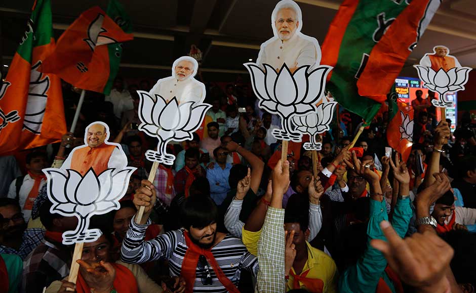The state Assembly elections, especially the Gujarat polls, were considered a curtain raiser ahead of the Lok Sabha elections, scheduled for May 2019. AP The state Assembly elections, especially the Gujarat polls, were considered a curtain raiser ahead of the Lok Sabha elections, scheduled for May 2019. AP