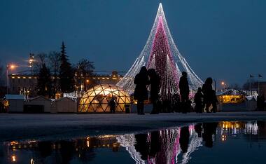 Christmas around the world: Lights, Santa hats and good cheer mark festivities