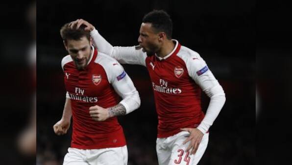 Europa League: Jack Wilshere inspires Arsenal to 6-0 rout of BATE Borisov, Everton crash out despite win