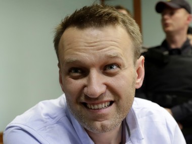 Russian Opposition leader Alexei Navalny freed after brief police detention as thousands protest against upcoming 'pseudo elections' Russian Opposition leader Alexei Navalny freed after brief police detention as thousands protest against upcoming 'pseudo elections'