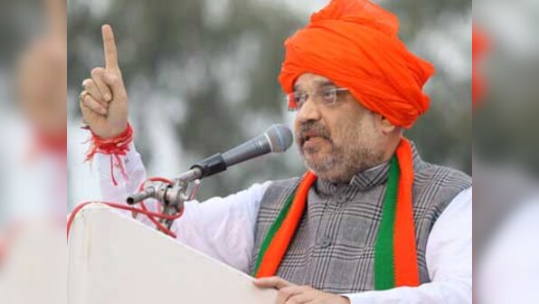 Amit Shah says Congress indulging in 'caste politics and minority appeasement' during Gujarat polls