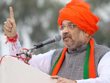 Amit Shah says Congress indulging in 'caste politics and minority appeasement' during Gujarat polls Amit Shah says Congress indulging in 'caste politics and minority appeasement' during Gujarat polls