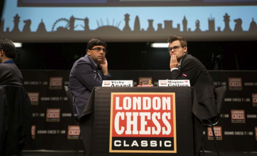 London Chess Classic 2017: Viswanathan Anand holds Magnus Carlsen; tournament yet to witness first decisive game