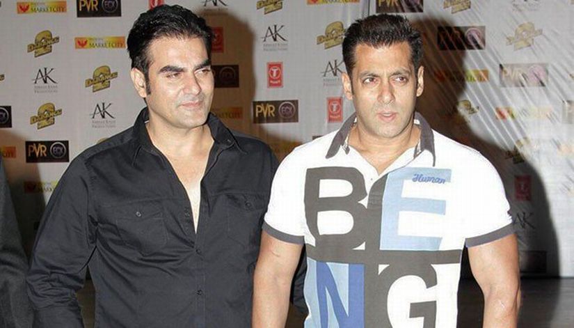 Arbaaz Khan and Salman Khan. Twitter/@SalmanKhanTzh
