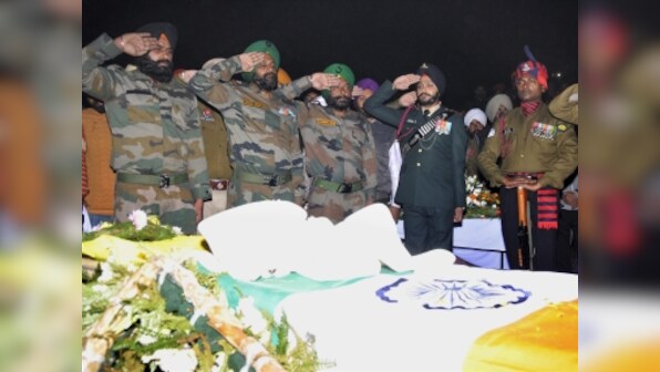 Army holds sending-off ceremony for four soldiers killed in Rajouri ceasefire violation