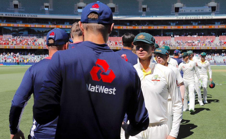Australia's captain Steve Smith shakes hands with England players after winning the second Ashes Test match. Reuters Australia's captain Steve Smith shakes hands with England players after winning the second Ashes Test match. Reuters