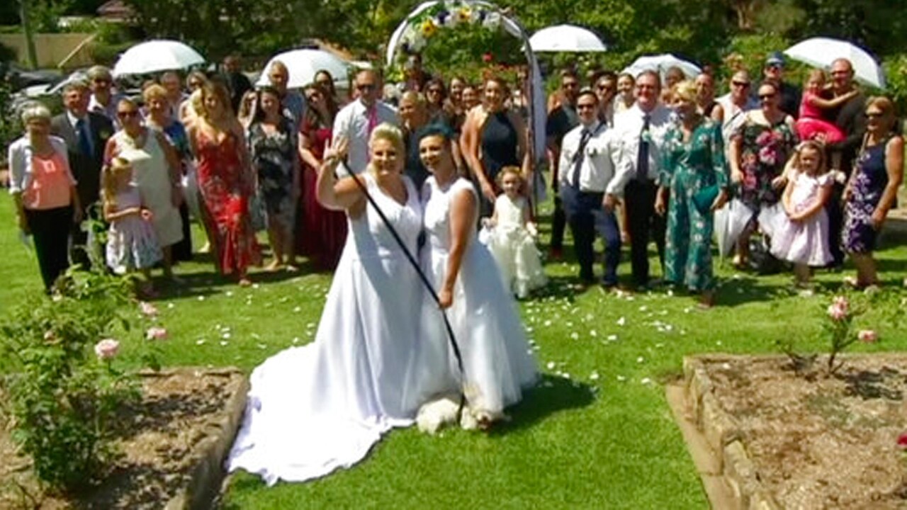 Two Female Couples Tie Knot In Australias First Same Sex Wedding Under 4769