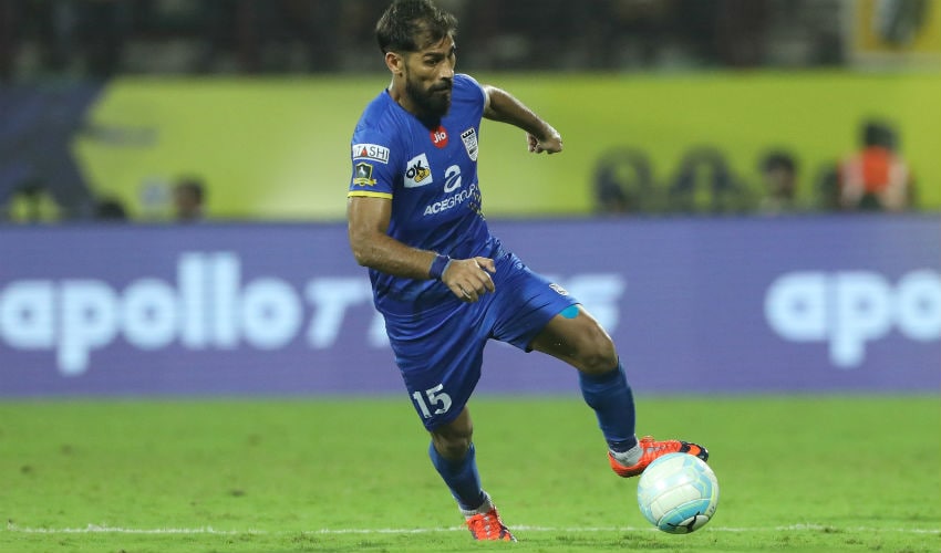 Mumbai City FC's Balwant Singh in action. ISL