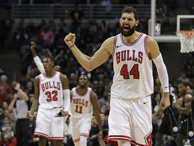 NBA: Nikola Mirotic comes off the bench to help Bulls pip Bucks; Mavericks end Raptors' six-game win streak NBA: Nikola Mirotic comes off the bench to help Bulls pip Bucks; Mavericks end Raptors' six-game win streak