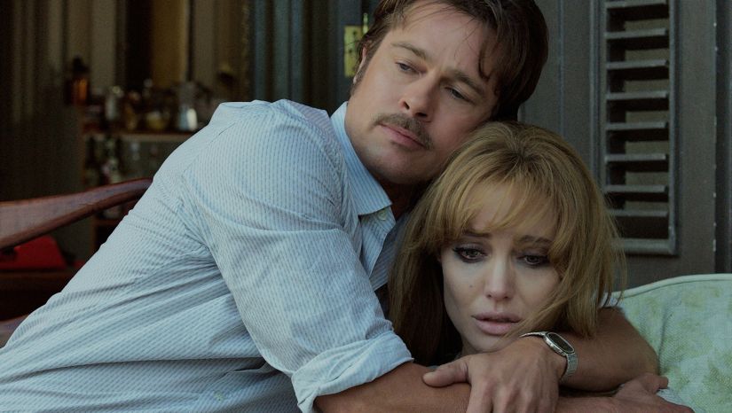 Pitt and Jolie in a still from By the Sea