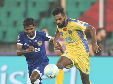 ISL 2017-18: CK Vineeth's last-gasp strike helps Kerala Blasters secure point against Chennaiyin FC ISL 2017-18: CK Vineeth's last-gasp strike helps Kerala Blasters secure point against Chennaiyin FC