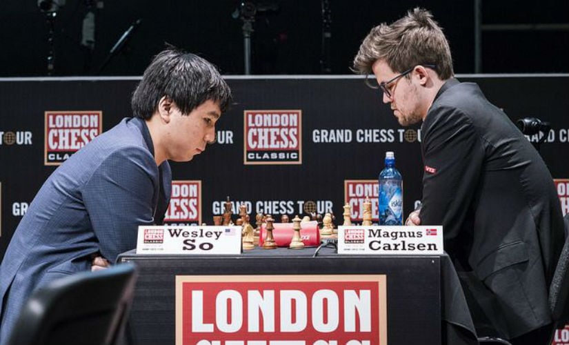 🔥 The moment Hikaru sees Magnus losing. : chess