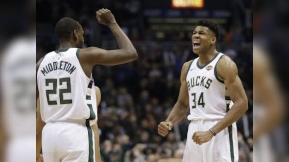 NBA: Giannis Antetokounmpo powers Bucks to win over Cavaliers; Wizards down Pelicans