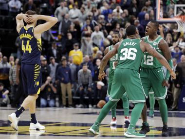NBA: Celtics edge Pacers on Terry Rozier's steal and layup; Kevin Durant helps Warriors to over-time win NBA: Celtics edge Pacers on Terry Rozier's steal and layup; Kevin Durant helps Warriors to over-time win