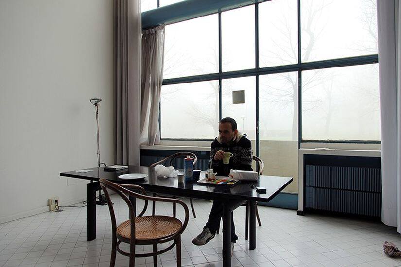 Chironi at Le Corbusier’s Pavillon de l’Esprit Nouveau in Paris