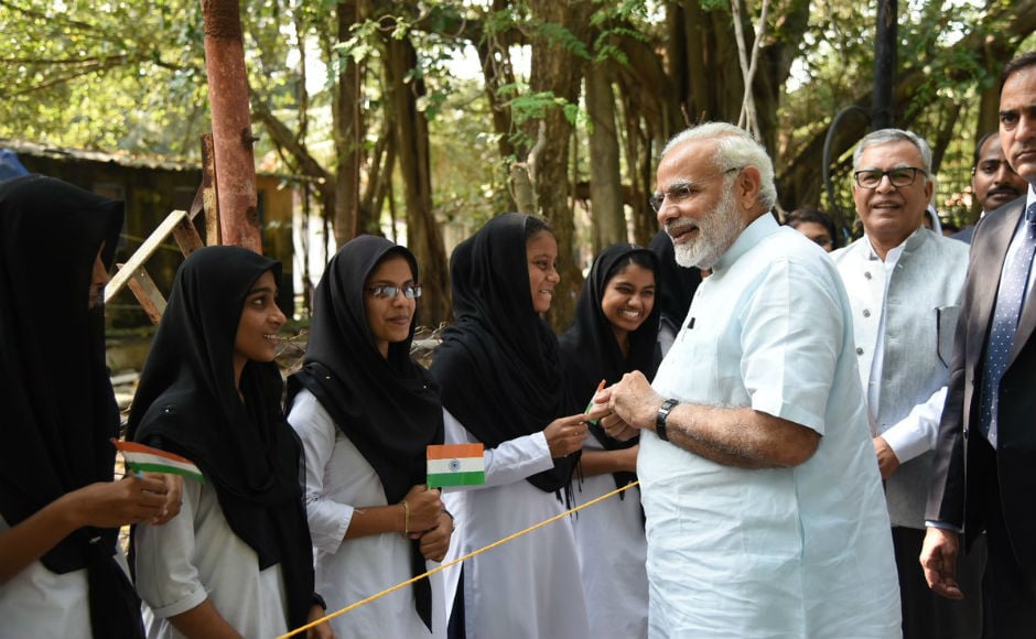 The prime minister was greeted by school students in Kavaratti. The Centre has till now dispatched Rs 153 crore for Kerala and Rs 561 crore for Tamil Nadu to supplement the efforts of these states in dealing with the situation. Twitter @PMOIndia The prime minister was greeted by school students in Kavaratti. The Centre has till now dispatched Rs 153 crore for Kerala and Rs 561 crore for Tamil Nadu to supplement the efforts of these states in dealing with the situation. Twitter @PMOIndia