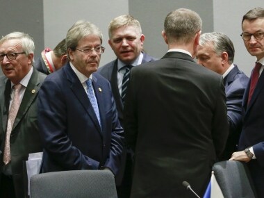 Brussels EU summit: Divisions seen on migrant policy as Eastern European nations announce plan to beef up borders
